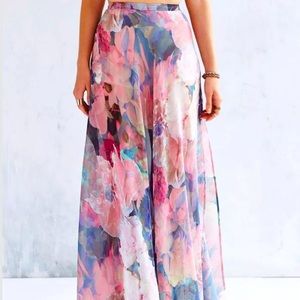 We Are Kindred Sheer Maxi Skirt with Shorts